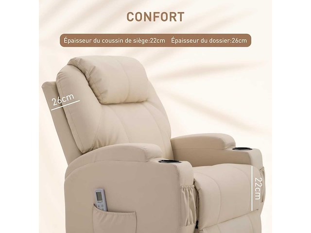 Liggende massagestoel - afbeelding 7 van  8