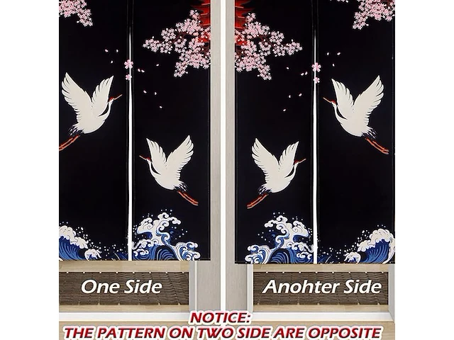 Ligicky chinese stijl japans gordijn - afbeelding 2 van  3