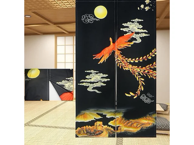 Ligicky chinese stijl japans gordijn - afbeelding 3 van  3