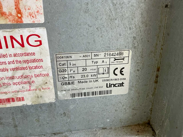 Lincat friteuse - afbeelding 3 van  6