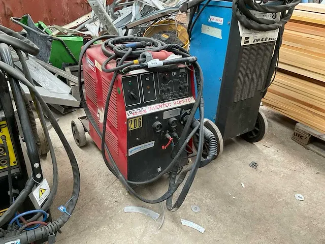 Lincoln electric invertec v400-tc lasapparaat - afbeelding 1 van  6