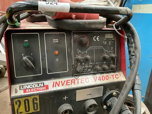 Lincoln electric invertec v400-tc lasapparaat - afbeelding 3 van  6