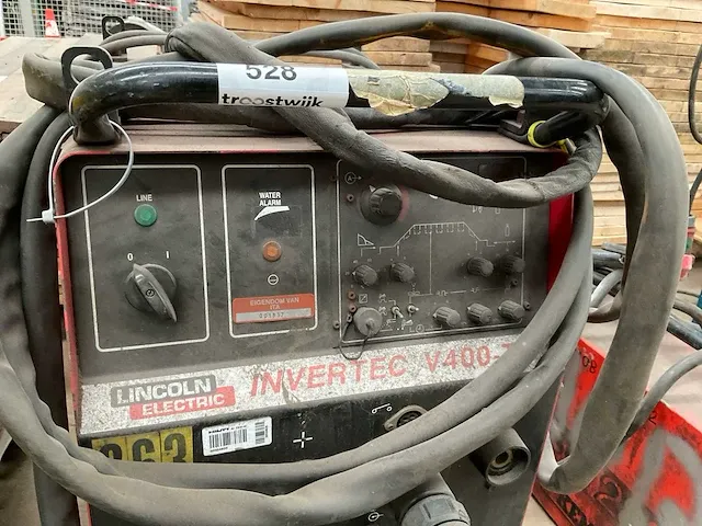 Lincoln electric invertec v400-tc lasapparaat - afbeelding 3 van  7