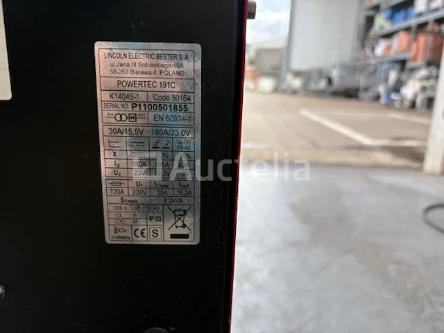 Lincoln electric powertec 191c - afbeelding 8 van  13