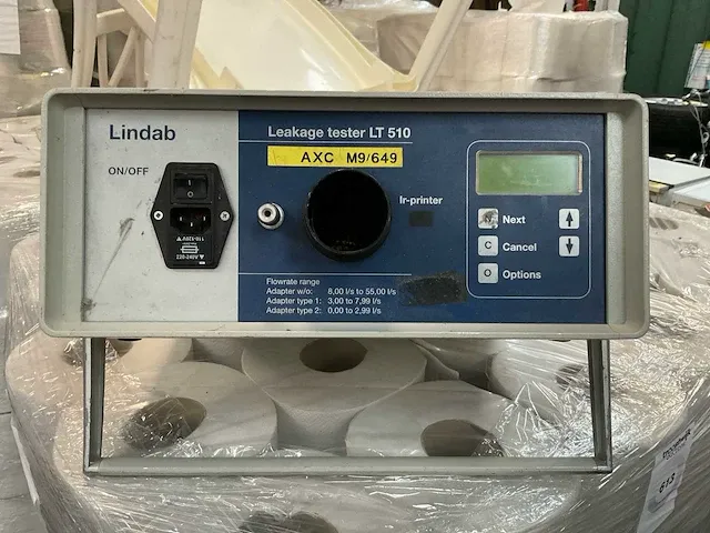 Lindab leakage tester lt 510 analyse apparaat - afbeelding 2 van  3