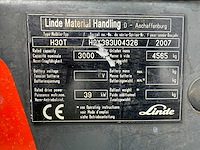 Linde - 2007 - h30t - vorkheftruck - afbeelding 5 van  13