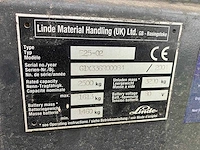 Linde e25-02 vorkheftruck 2004 - afbeelding 2 van  62