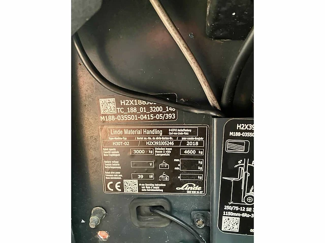 Linde h30t-02 forklift trucks 2018 - afbeelding 63 van  75