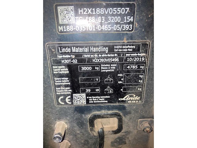 Linde h30t-02 vorkheftruck 2019 - afbeelding 13 van  78