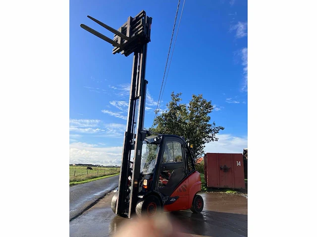 Linde h35t-02 vorkheftruck met jcb q-fit snelwissel + rotator + zwaar klem 2016 - afbeelding 4 van  90