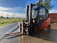 Linde h35t-02 vorkheftruck met jcb q-fit snelwissel + rotator + zwaar klem 2016