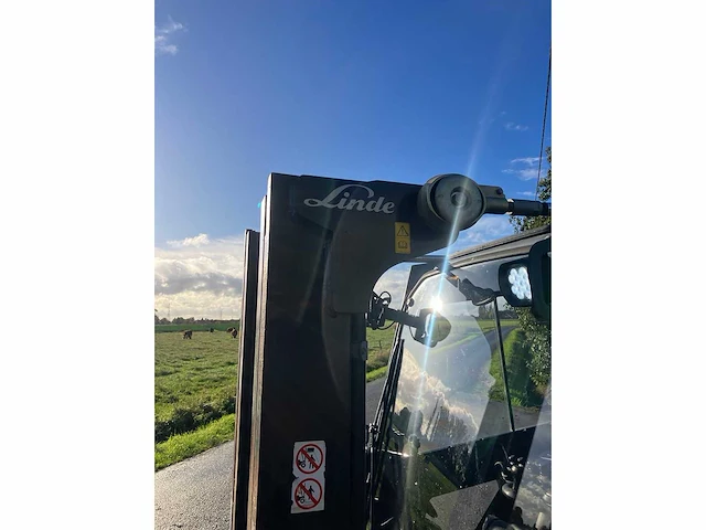 Linde h35t-02 vorkheftruck met jcb q-fit snelwissel + rotator + zwaar klem 2016 - afbeelding 20 van  90