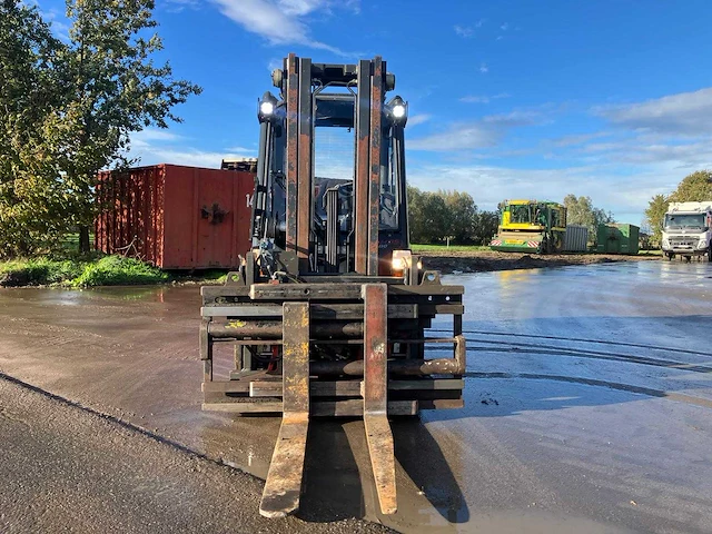 Linde h35t-02 vorkheftruck met jcb q-fit snelwissel + rotator + zwaar klem 2016 - afbeelding 12 van  90