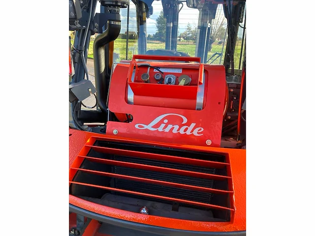 Linde h35t-02 vorkheftruck met jcb q-fit snelwissel + rotator + zwaar klem 2016 - afbeelding 35 van  90