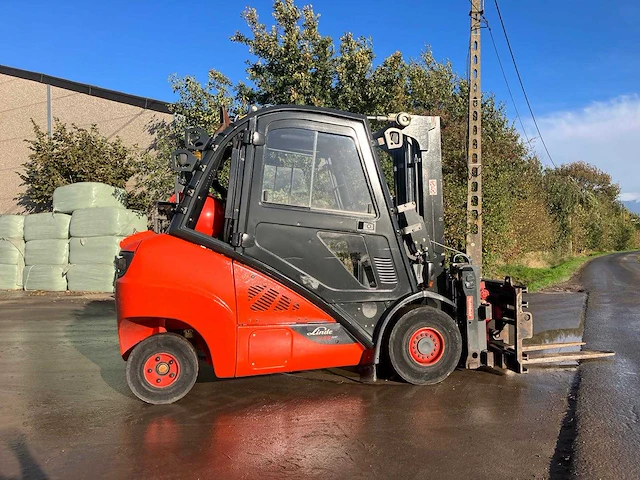 Linde h35t-02 vorkheftruck met jcb q-fit snelwissel + rotator + zwaar klem 2016 - afbeelding 34 van  90