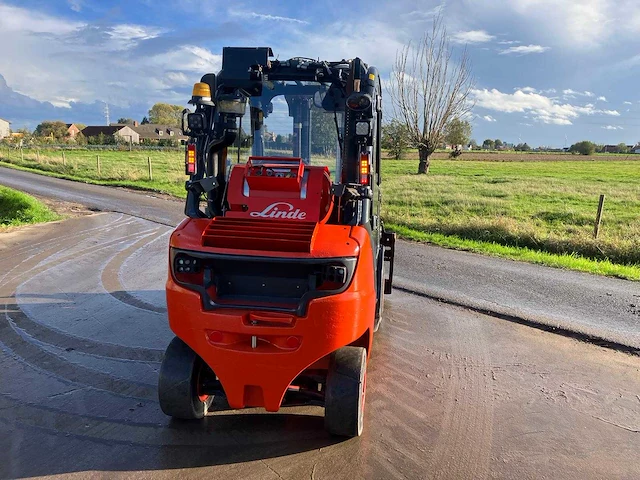 Linde h35t-02 vorkheftruck met jcb q-fit snelwissel + rotator + zwaar klem 2016 - afbeelding 56 van  90