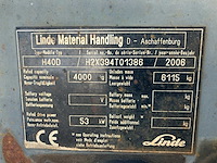 Linde h40d vorkheftruck 2006 - afbeelding 3 van  4