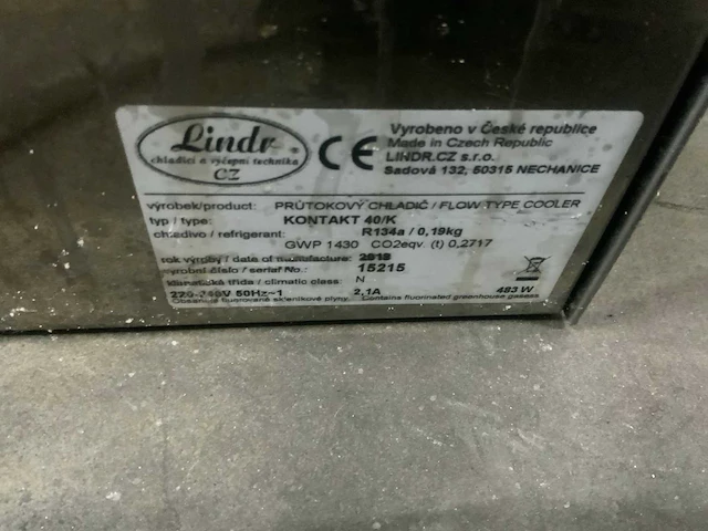Linde kontakt 40 k dubbele biertapinstallatie - afbeelding 5 van  5