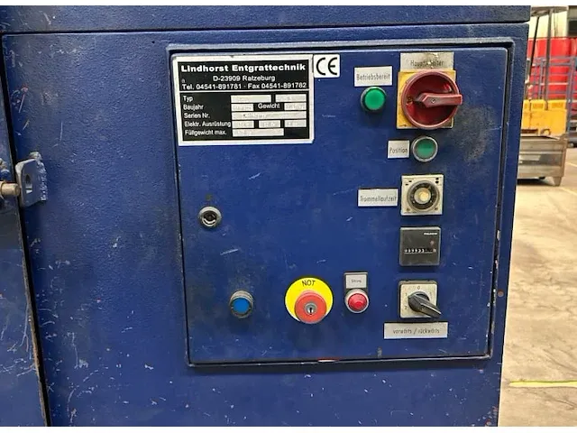 Lindhorst lima 400l afbraammachine - afbeelding 8 van  9