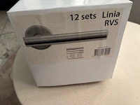 Linea rvs deurbeslag (450x) - afbeelding 1 van  6
