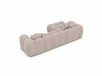 Linker hoekbank - beige stof - afbeelding 5 van  7