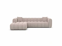 Linker hoekbank - beige stof - afbeelding 4 van  8