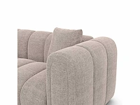 Linker hoekbank - beige stof - afbeelding 7 van  8
