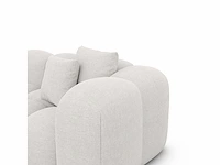Linker hoekbank - witte structuurstof - afbeelding 7 van  8