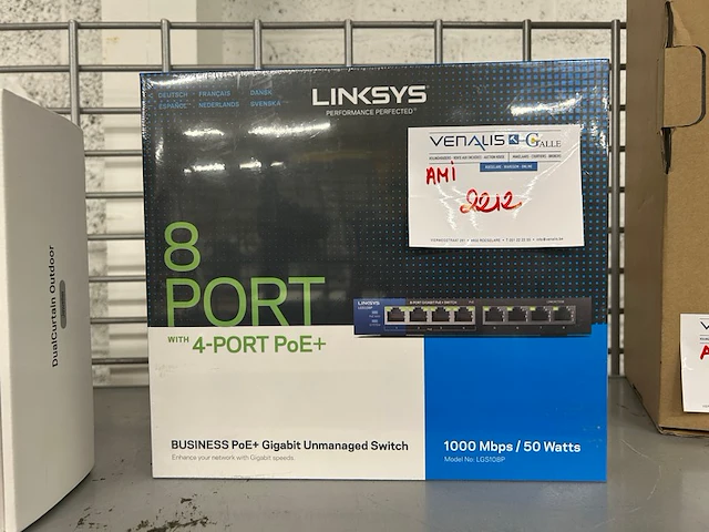 Linksys 8 port - afbeelding 1 van  4