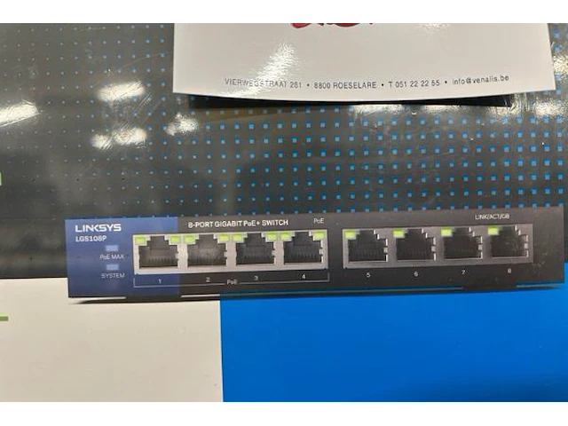 Linksys 8 port - afbeelding 2 van  4