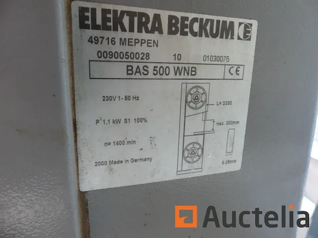 Lintzaag elektra beckum low 500 wnb - afbeelding 3 van  8