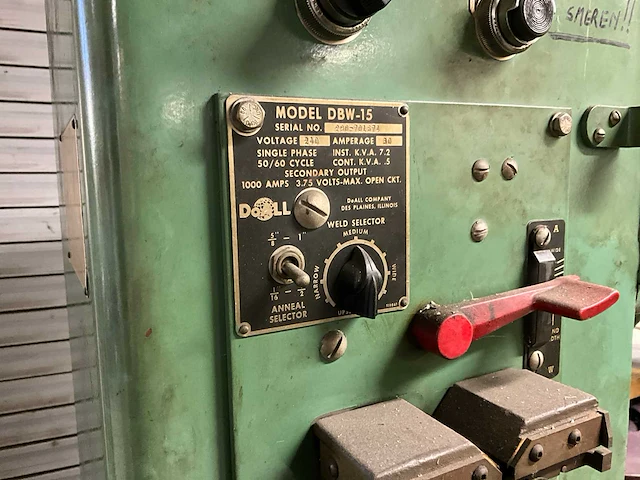 Lintzaagmachine doall dbw 15 v1611-0hs - afbeelding 9 van  11