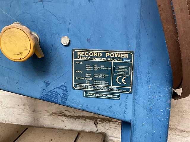 Lintzaagmachine record power rsbs12 - afbeelding 7 van  7