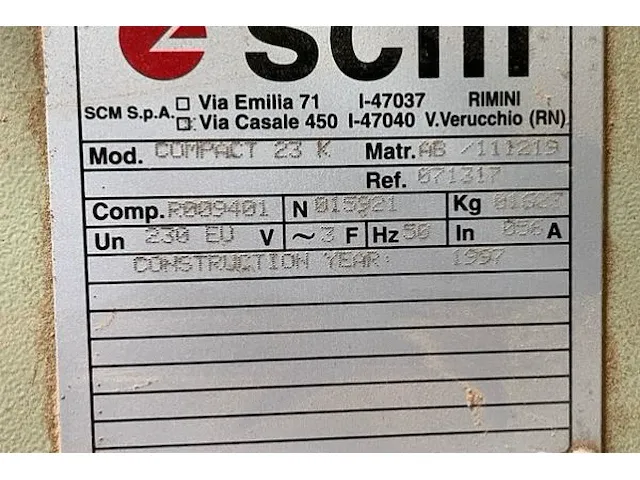 Lismont scm schaafmachine - afbeelding 20 van  28
