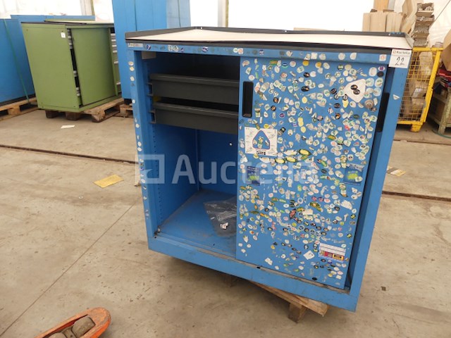 Lista 2-deurs verschuifbare werkplaatskast - afbeelding 4 van  6