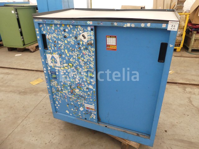 Lista 2-deurs verschuifbare werkplaatskast - afbeelding 5 van  6