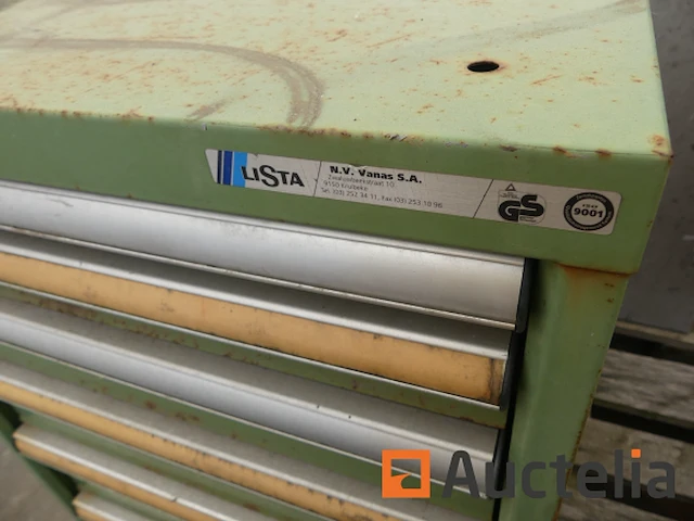 Lista werkplaatskast met 6 lades - afbeelding 4 van  4