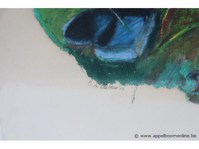 Litho getekend h. de chalmont 82, editie l'atelier xii, 75x59 - afbeelding 2 van  4