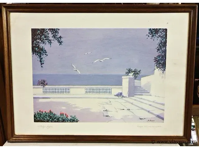 Lithografie giorgio zuppini - afbeelding 1 van  3