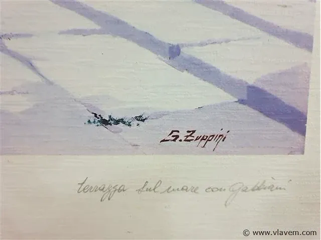 Lithografie giorgio zuppini - afbeelding 3 van  3