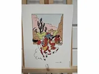 Lithografie kuifje in amerika - afbeelding 3 van  4