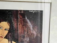 Lithografie 'naakt' modigliani - afbeelding 4 van  4