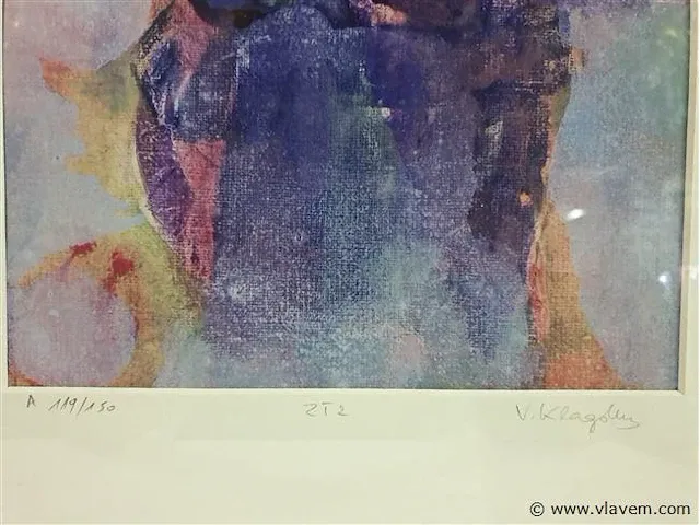 Lithografie viviane klagsbrun - afbeelding 2 van  4