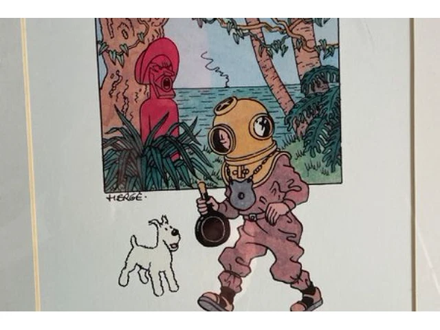 Lithographie hergé-moulinart 2003 - afbeelding 2 van  5