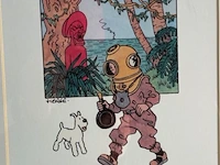 Lithographie hergé-moulinart 2003 - afbeelding 2 van  5