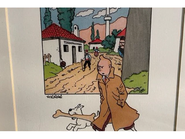 Lithographie hergé-moulinart 2003 - afbeelding 2 van  6
