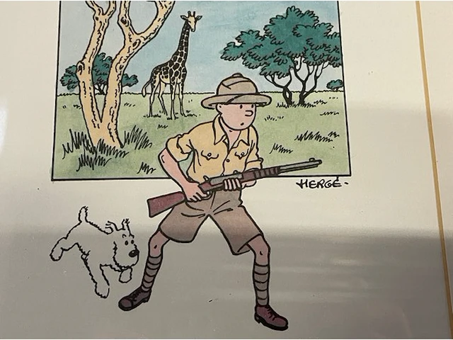 Lithographie hergé-moulinart 2003 - afbeelding 1 van  4