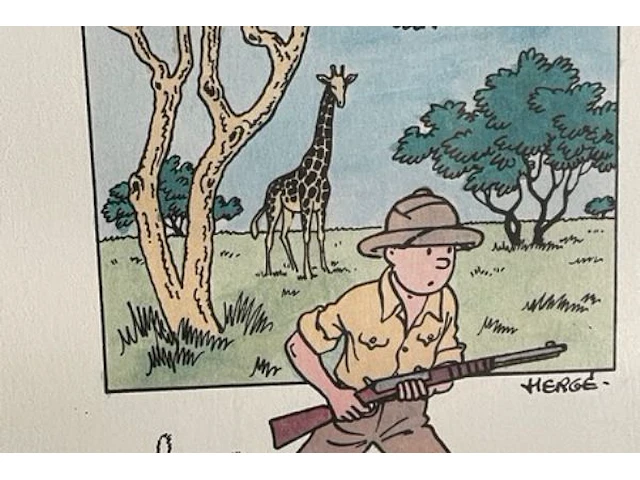 Lithographie hergé-moulinart 2003 - afbeelding 2 van  4