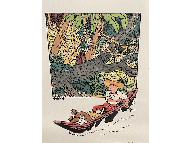 Lithographie hergé-moulinart 2003 - afbeelding 1 van  5