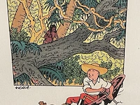 Lithographie hergé-moulinart 2003
